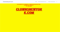 Desktop Screenshot of clownsnewyork.com